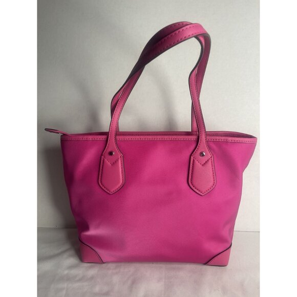 Michael Kors Hot Pink Eva Light Weight Nylon Leather Medium Tote, NWOT - Picture 2 of 8